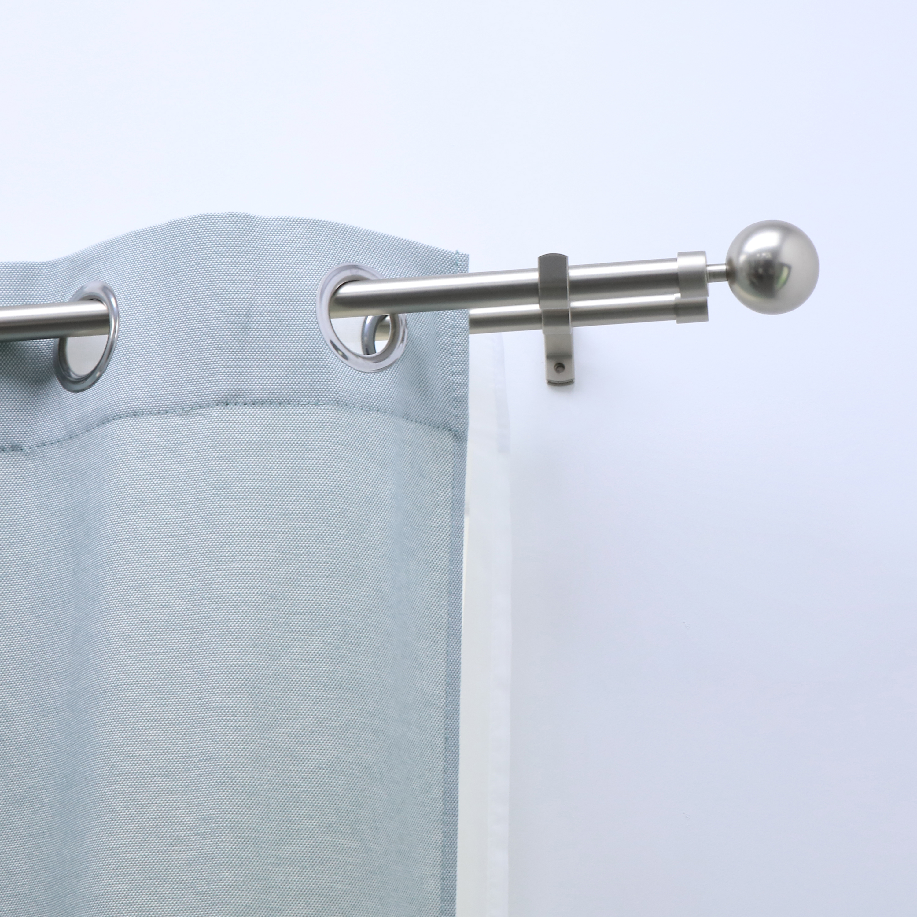 Kit varão extensível duplo Bola D16/19 160-300 cm Inspire níquel - 3