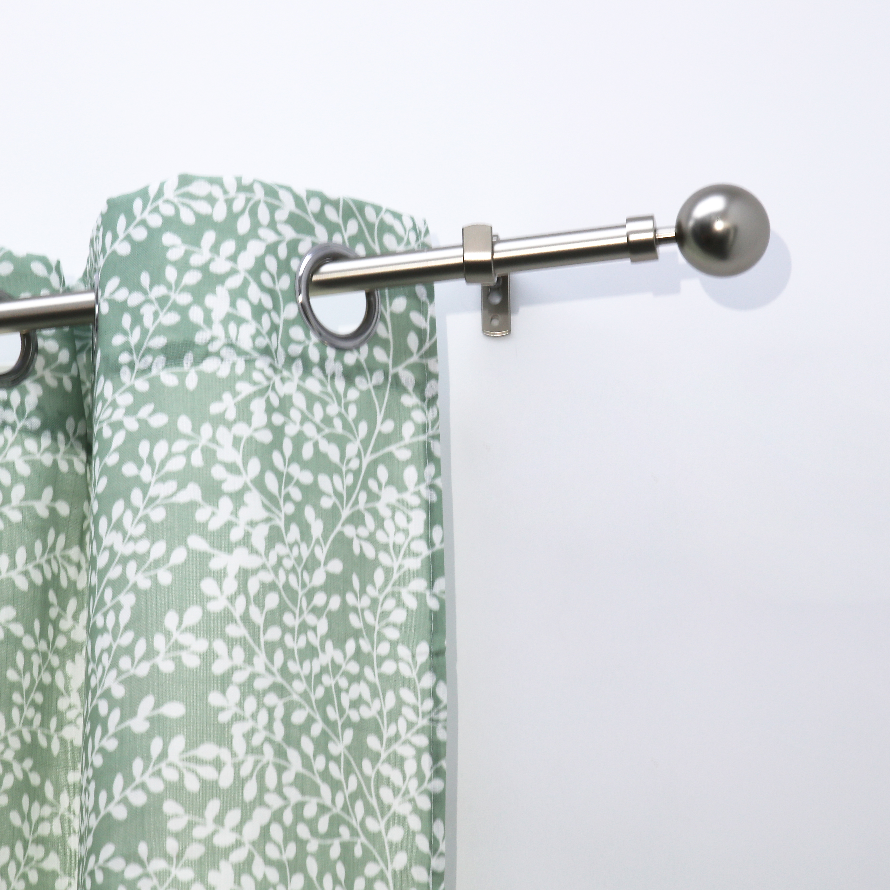 Kit varão extensível INSPIRE BOLA D16/19CM 160-300CM NÍQUEL - 4