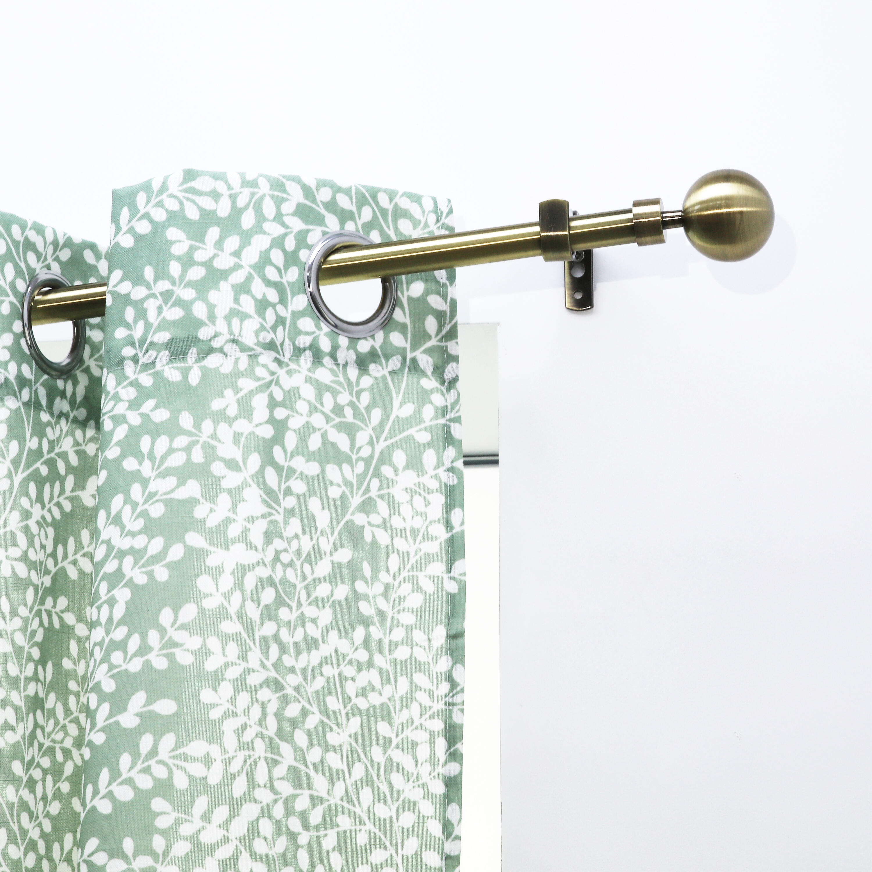 Kit varão extensível INSPIRE BOLA D16/19CM 160-300CM LATÃO - 6