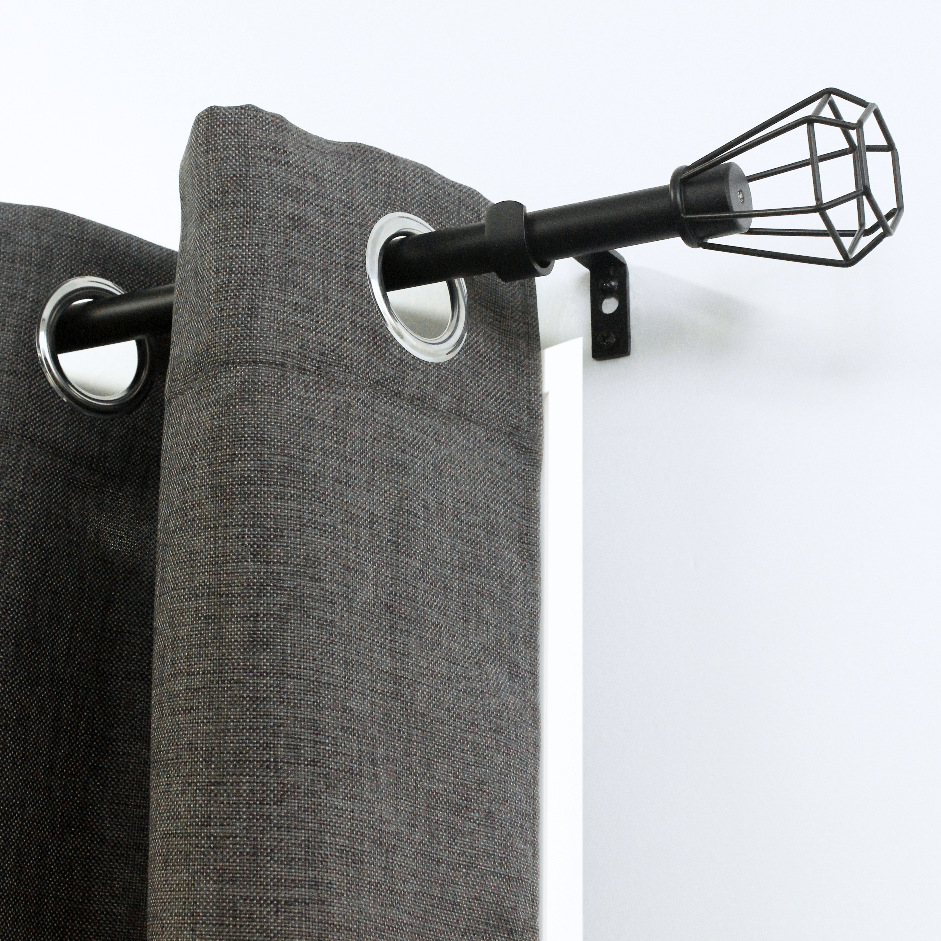 Bastone Per Tenda Estensibile Kippen 120-200 Cm - Ottone Antichizzato, Con Gancio E Supporti - Foto 9