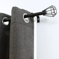 Bastone Per Tenda Estensibile Kippen 120-200 Cm - Ottone Antichizzato, Con Gancio E Supporti - Foto 9