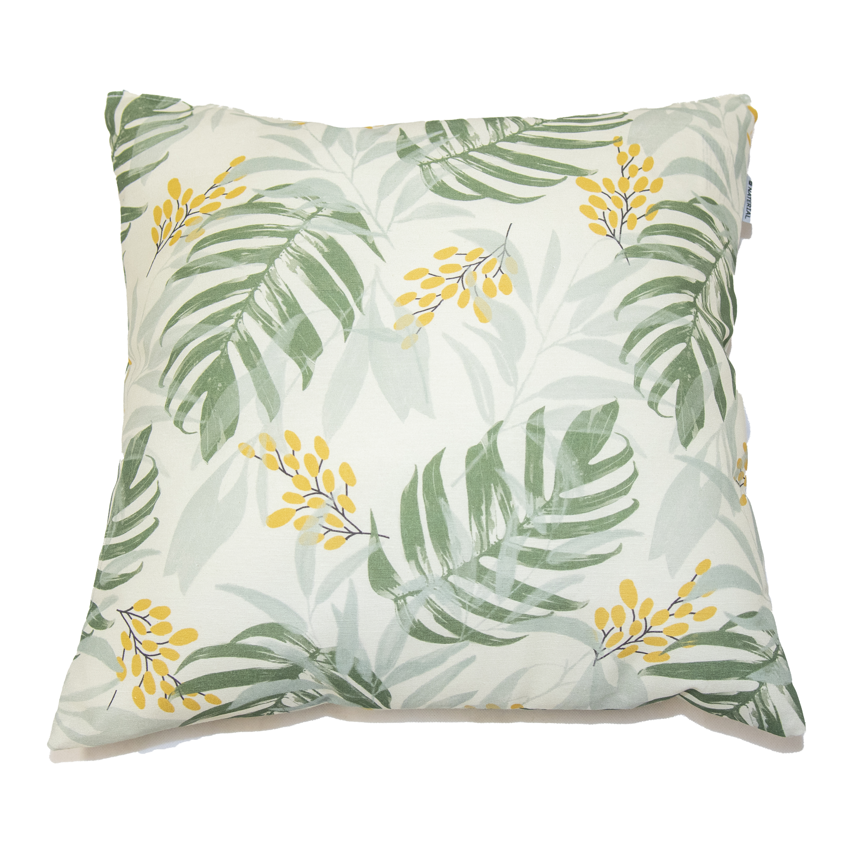 Coussin d'extérieur décoratif Bali, vert / jaune / doré / blanc / gris / argent, - 3