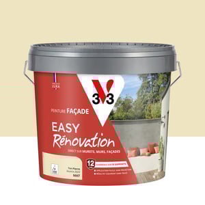 Peinture extérieure façade Easy rénovation V33 pierre mat 10l