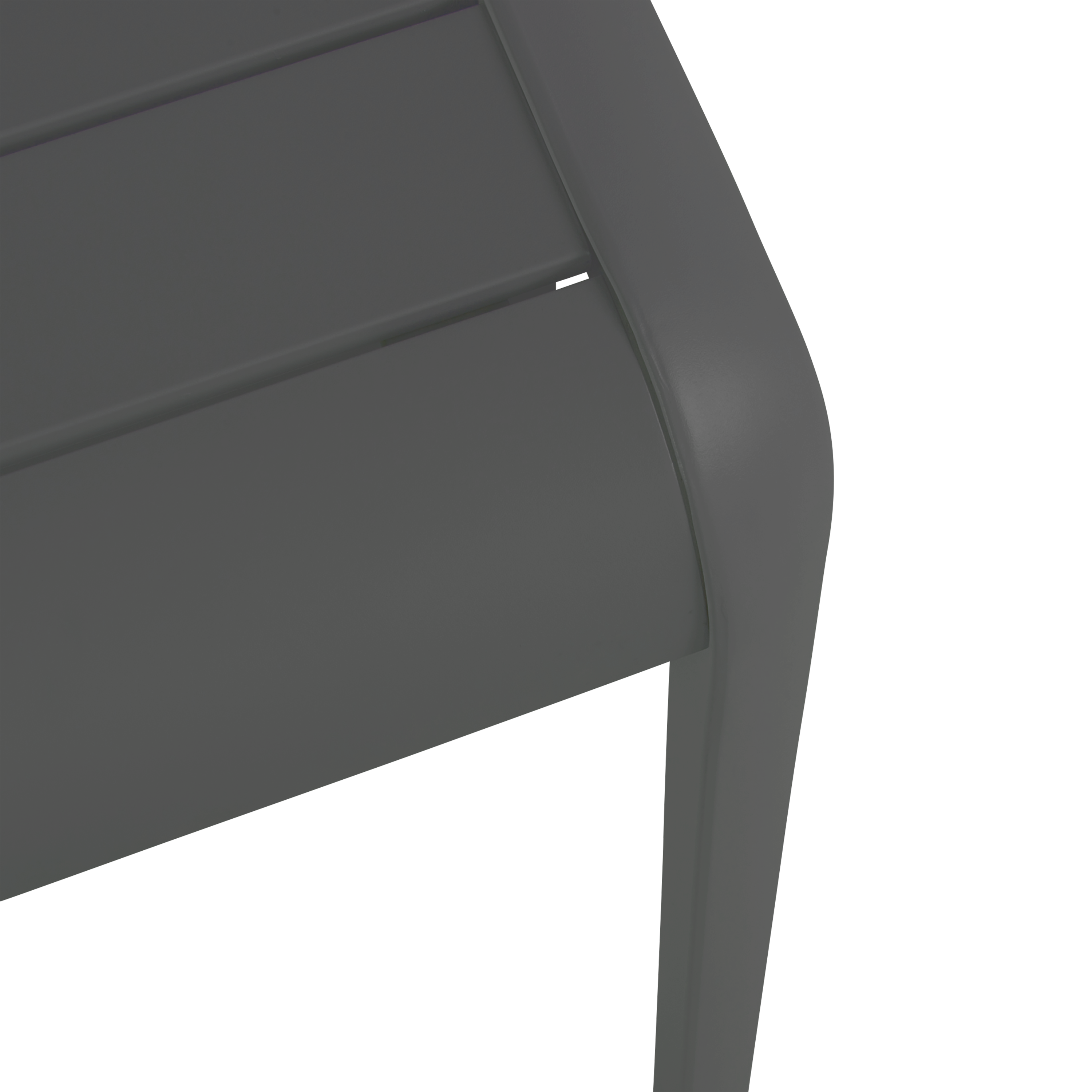 Table de jardin NATERIAL Idaho rectangulaire gris 4 personnes - 8