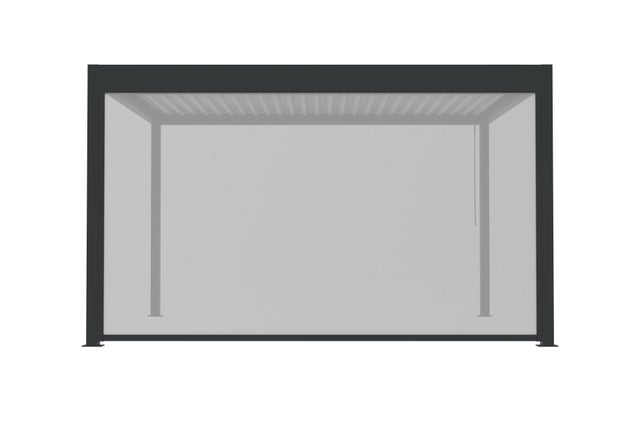 store façade guidé TIERAL pour pergola Caleta gris anthracite