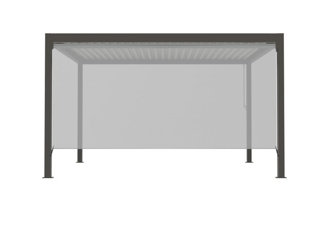 Store façade sans guide TIERAL taupe pour pergola Caleta