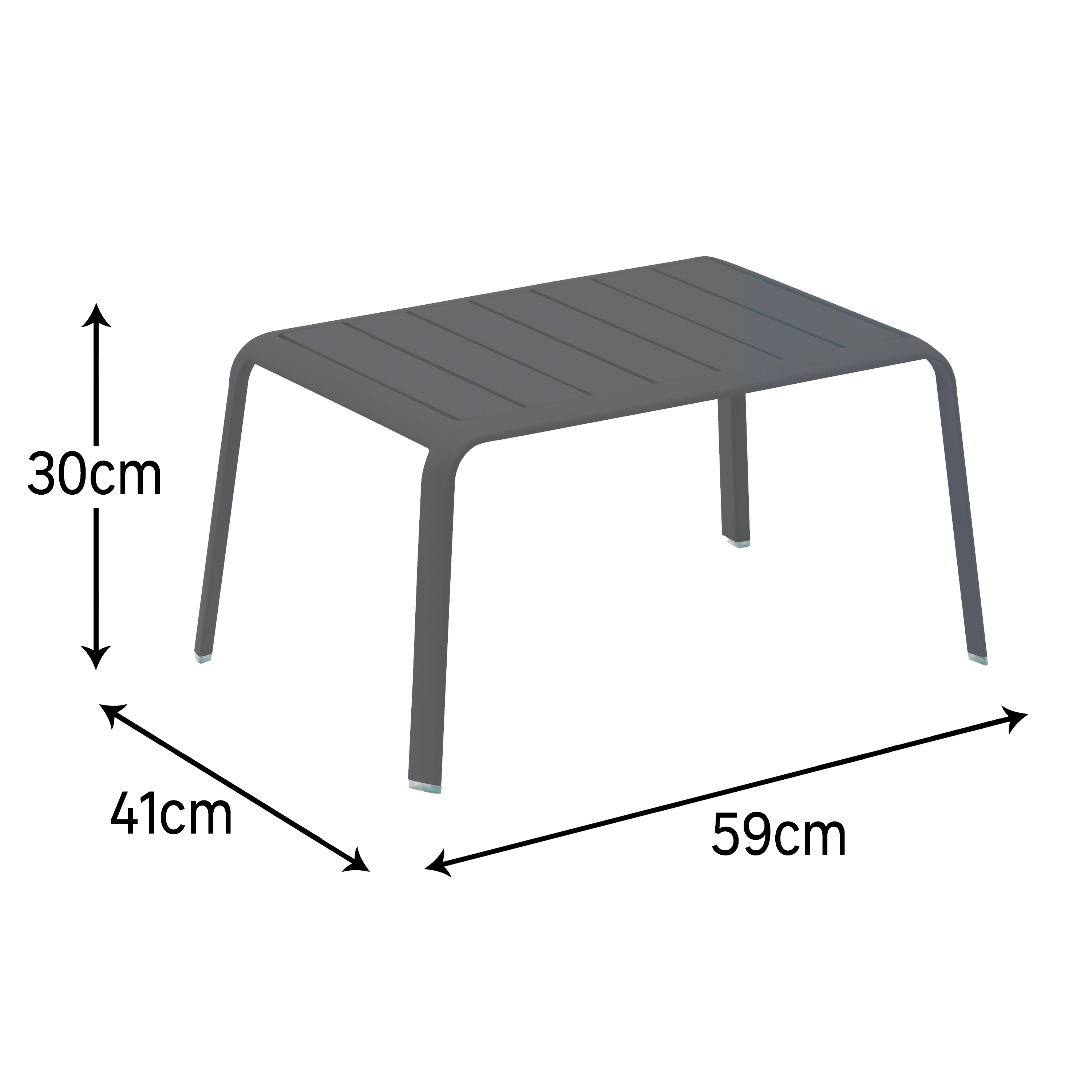 NATERIAL rectangulaire gris personnes - 7