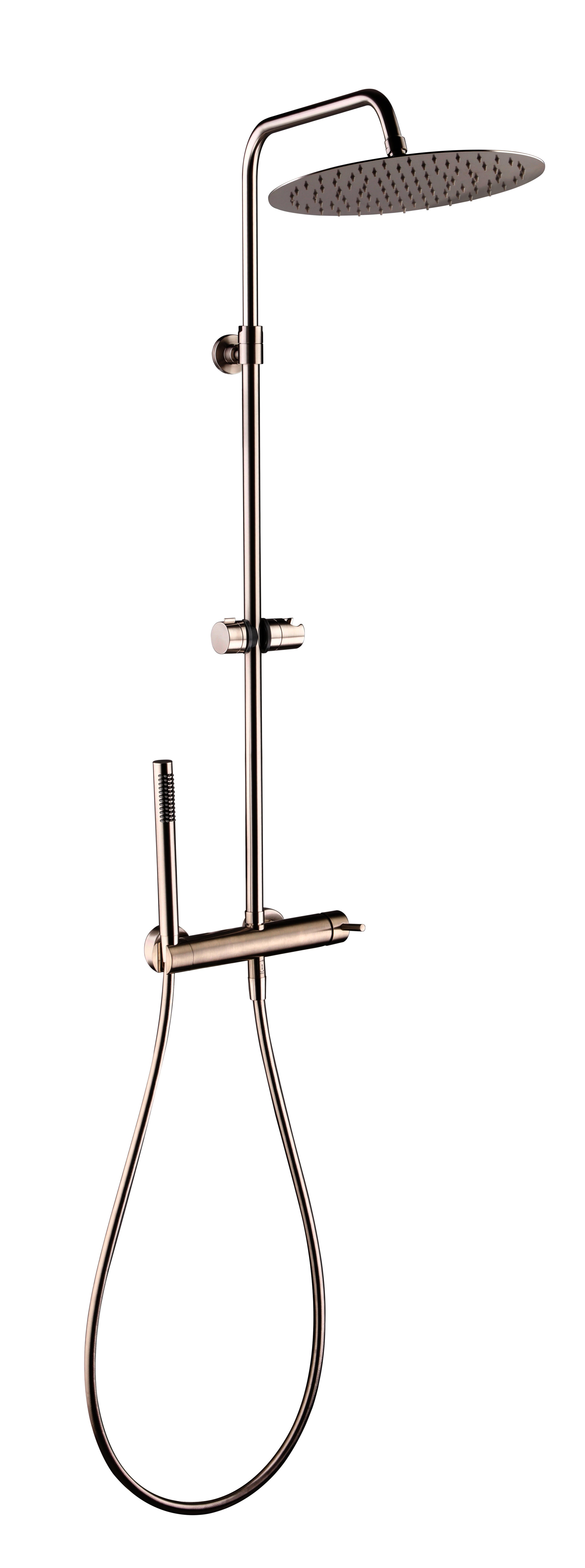 Conjunto de duche COM TORNEIRA MONOCOMANDO INOX - 2