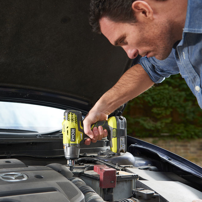 Boulonneuse clé à choc sans fil RYOBI R18iw3-0, 18 V 0 Ah, 0 batteries - 3