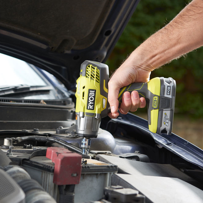 Boulonneuse clé à choc sans fil RYOBI R18iw3-0, 18 V 0 Ah, 0 batteries - 4