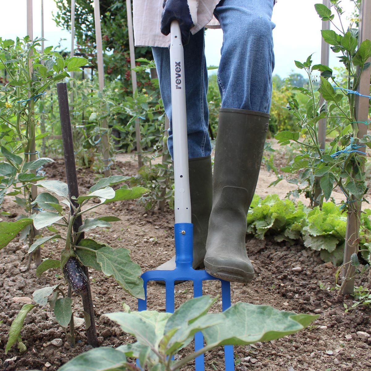 Fourche à bêcher acier forgé REVEX manche composite L.90 cm - 3