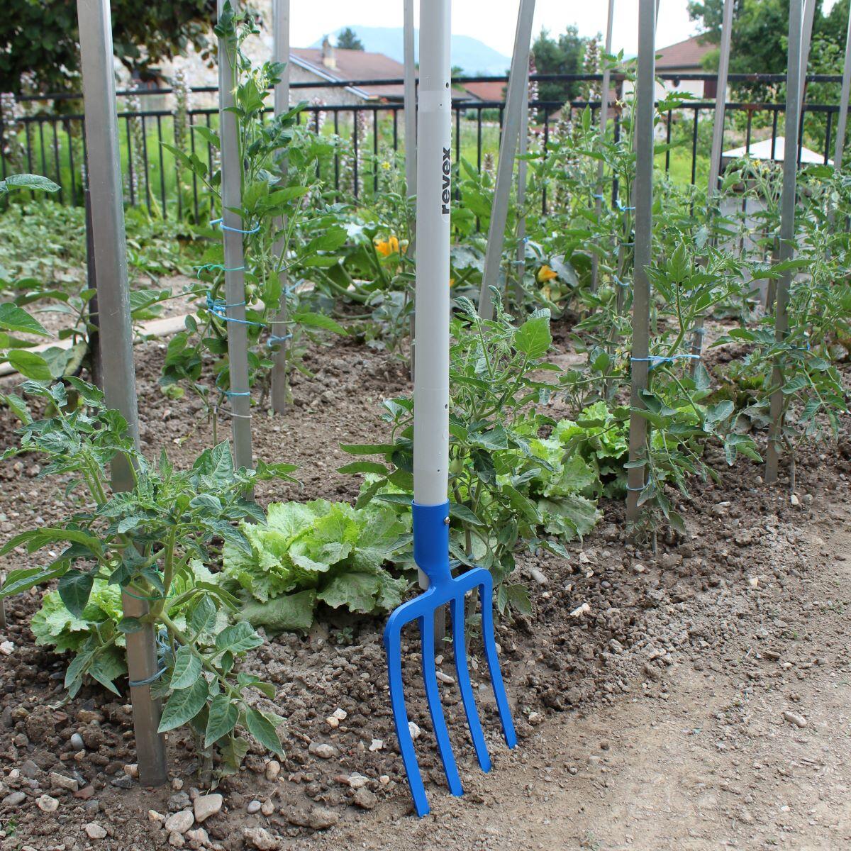 Fourche à bêcher acier forgé REVEX manche composite L.90 cm - 7