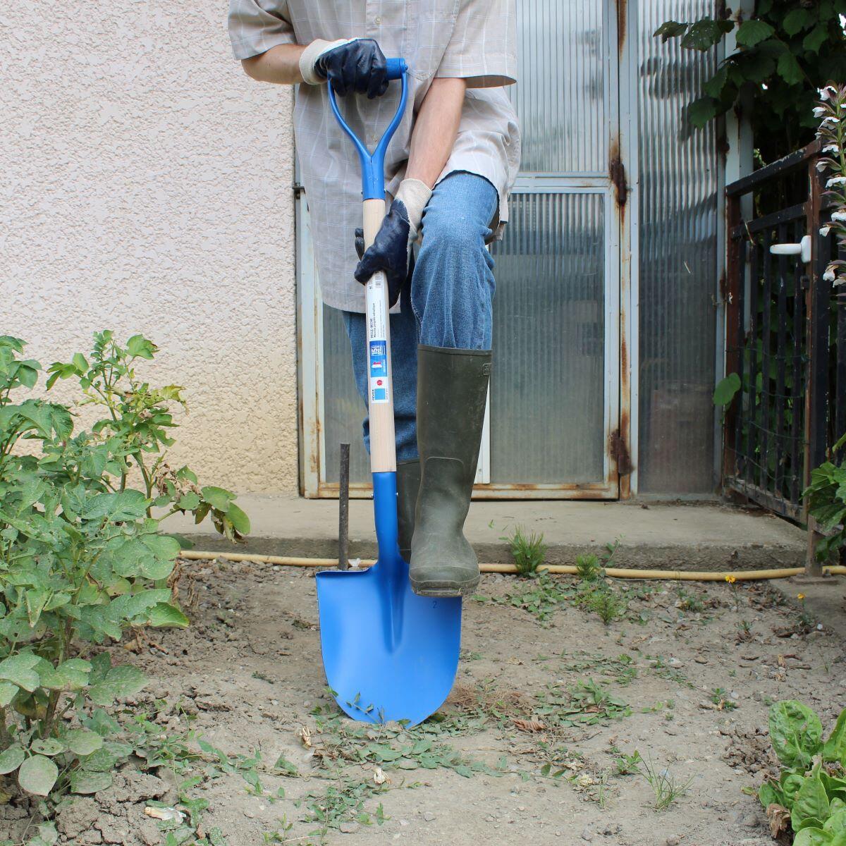 Bêche acier REVEX manche bois L.75 cm - 3