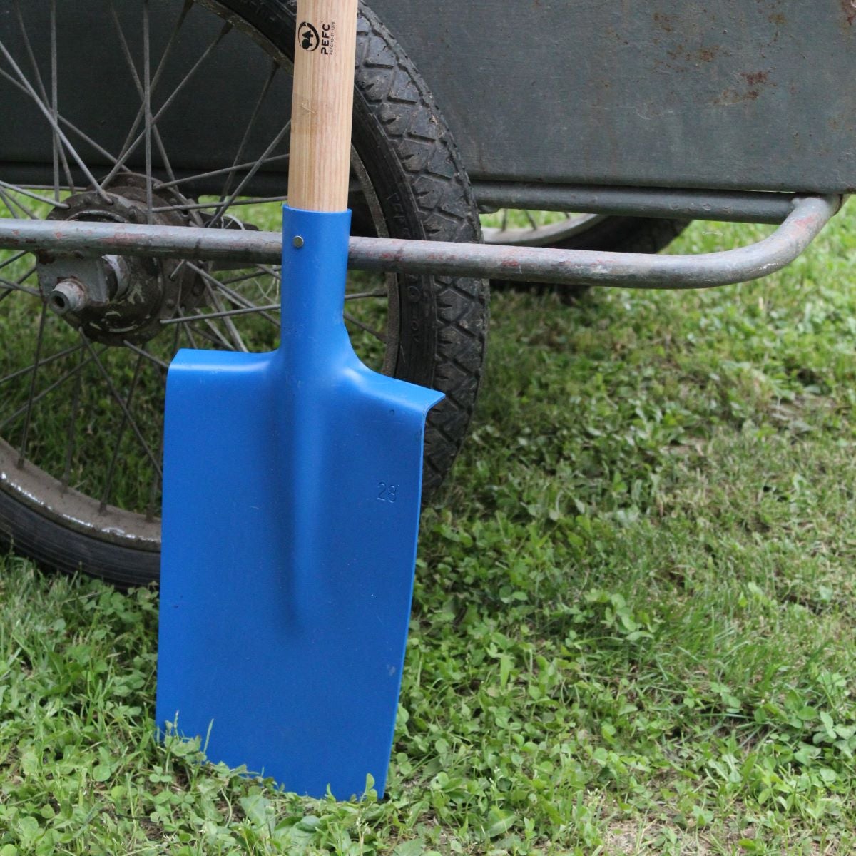 Bêche à rebord acier forgé REVEX manche bois L.100 cm - 4