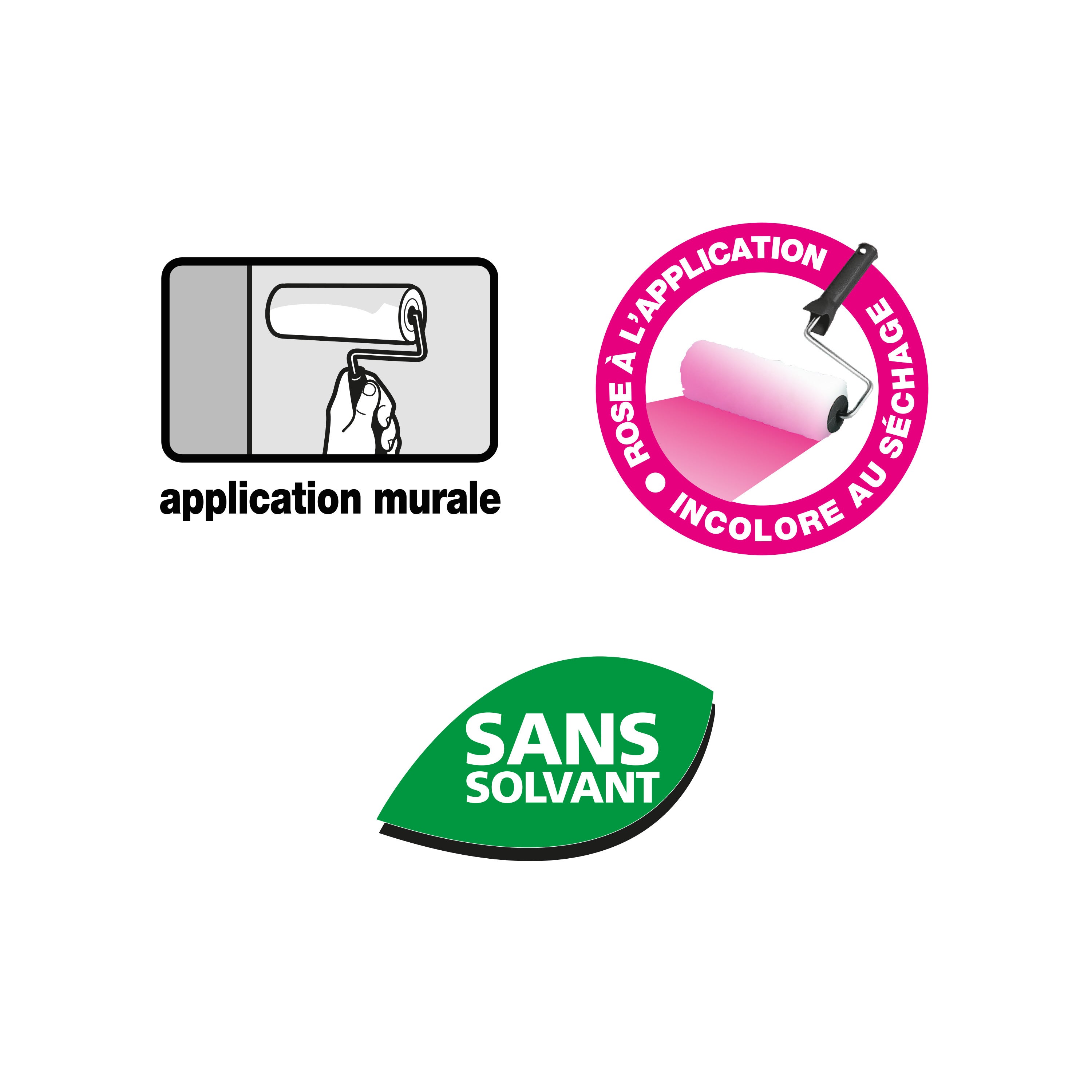 Colle en pâte pour toile de verre avec indicateur coloré QUELYD, 5kg - 3