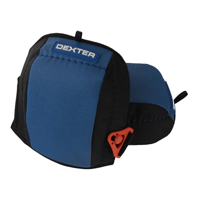 Ginocchiere DEXTER LRM1026 in eva (etilene vinil acetato) regolabile blu e nero 2 pezzi