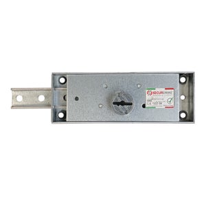 Serratura Per Porte Di Transito In Ferro – Scrocco Con Maniglia, Cilindro Ottone 25 Mm, 2 Chiavi, Per Porte Destre