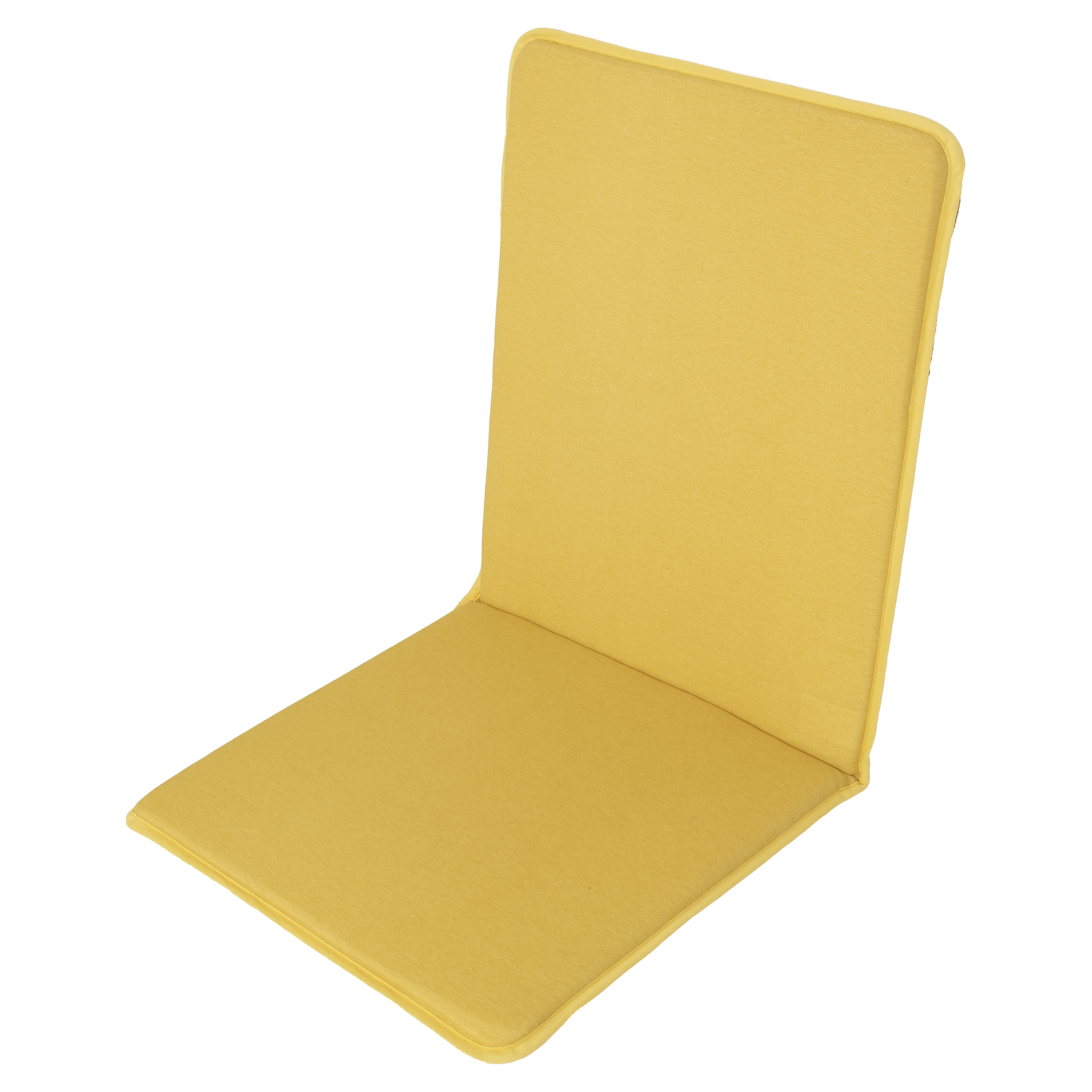Almofada para cadeira quadrada 47x97 cm amarelo Naterial - 2