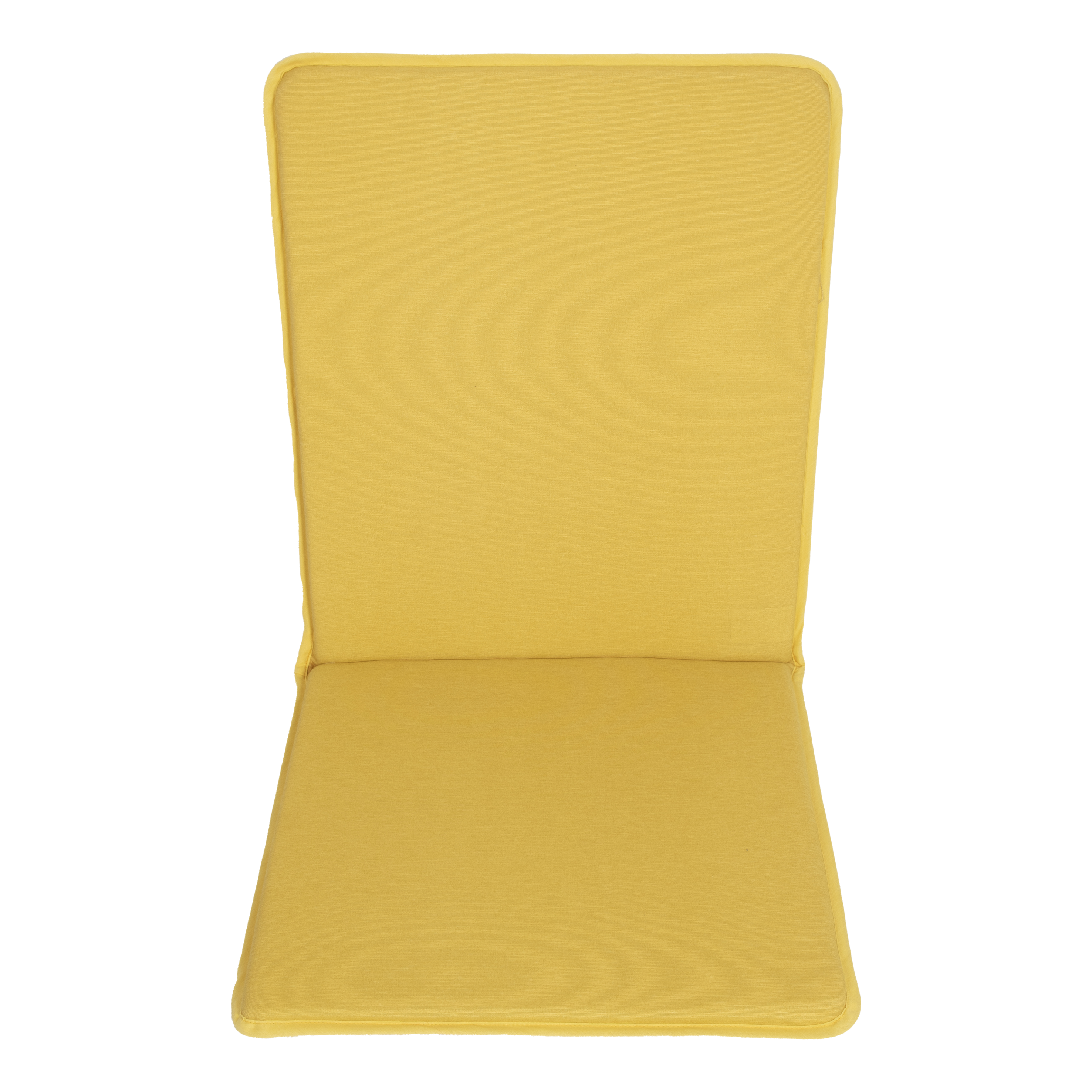Almofada para cadeira quadrada 47x97 cm amarelo Naterial - 5
