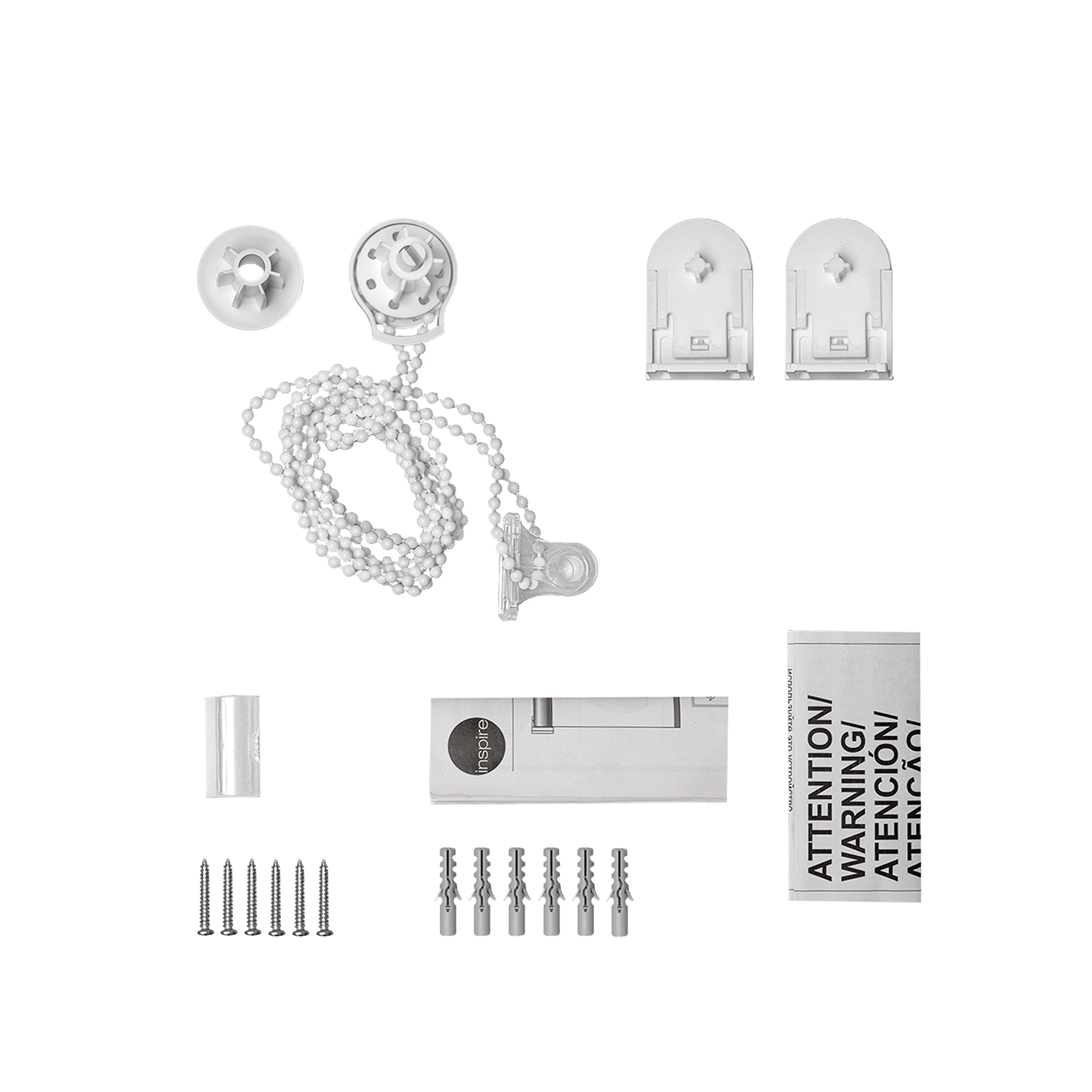 Tenda a rullo filtrante INSPIRE Jve bianco 120x190 cm - 11