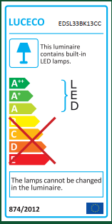 Plafón LED redondo blanco 1350 lúmenes color luz regulable 33 cm diámetro - 6