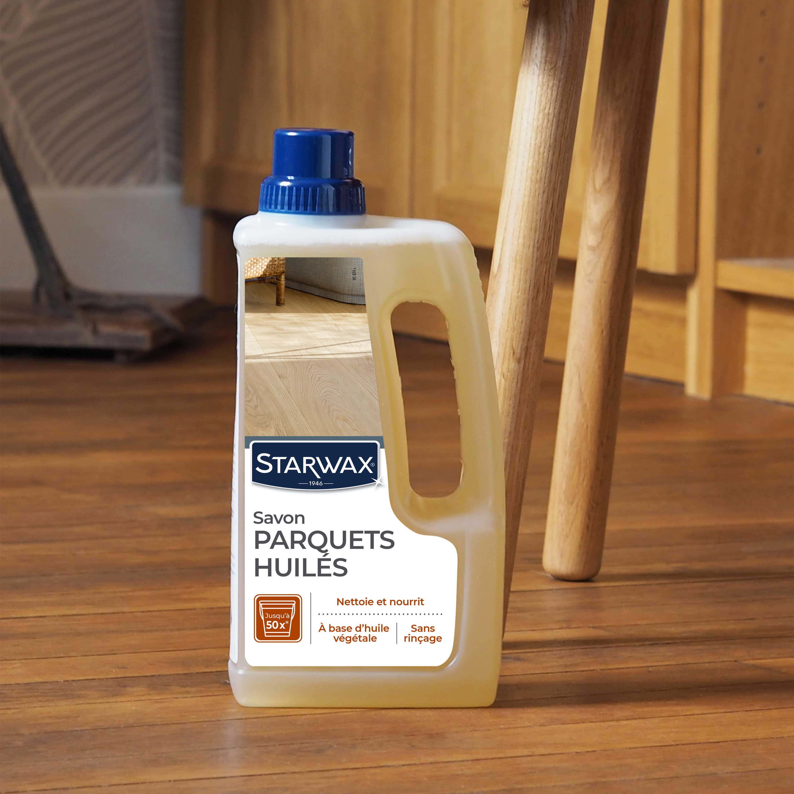 Savon parquet STARWAX Pour parquets huilés, 1L - 3