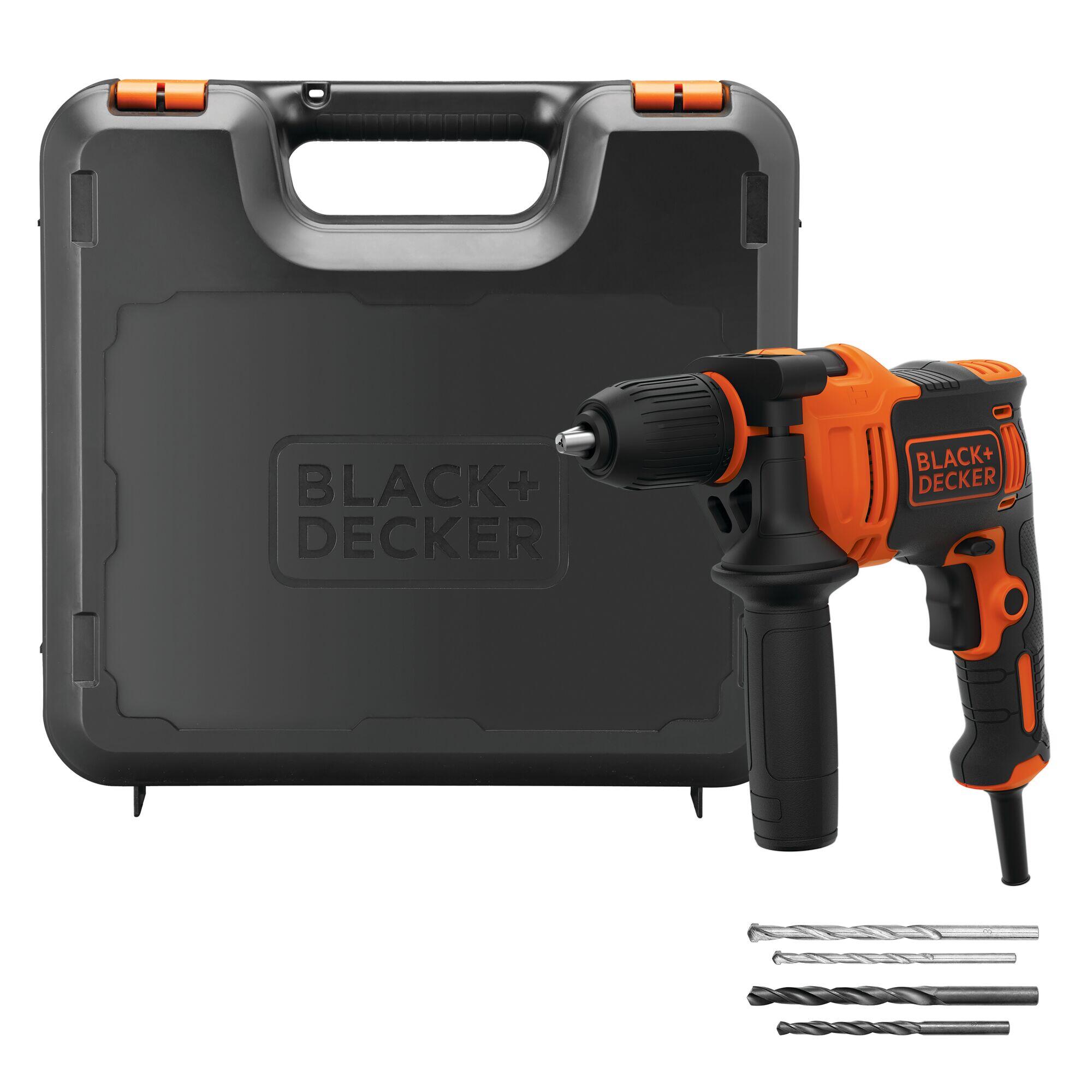 Berbequim com fio percutor 710 W + mala  Black + Decker BEH710K-QS - 10