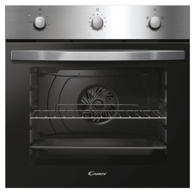 Four chaleur tournante, email lisse, CANDY FIDCX502 Inox