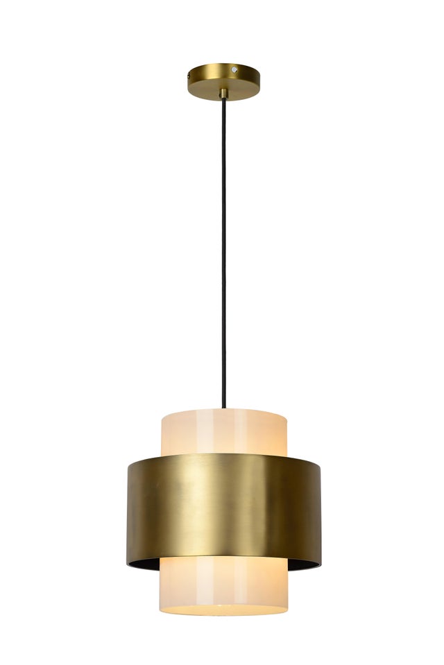 Suspension Firmin verre, or, Diam.30 cm, E27