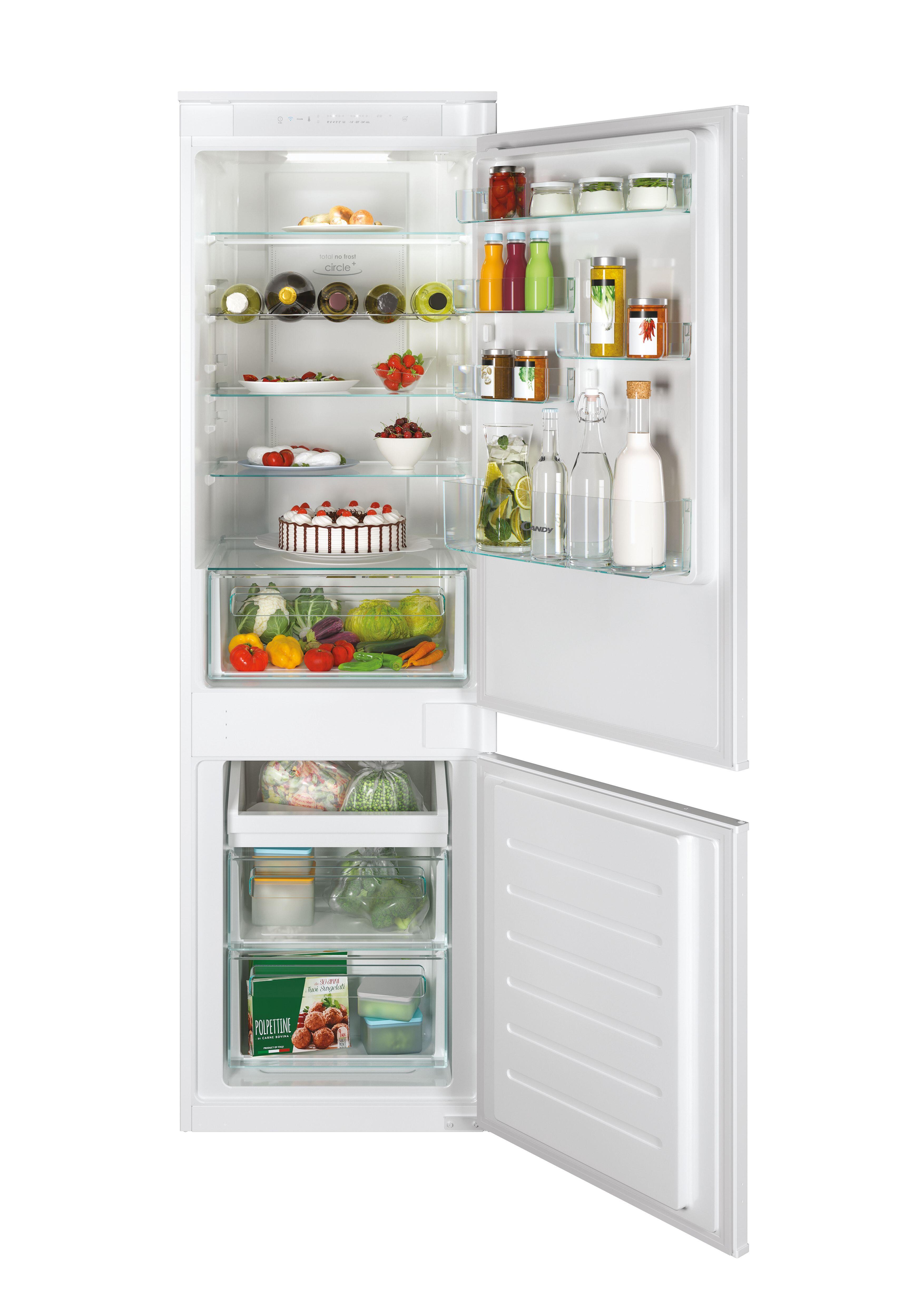 Réfrigérateur Combiné 60cm 328l A++ Nofrost Inox à Prix Carrefour