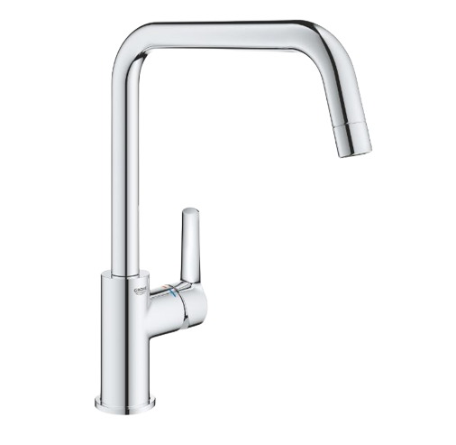 Torneira de bancada cinza cromado GROHE Start