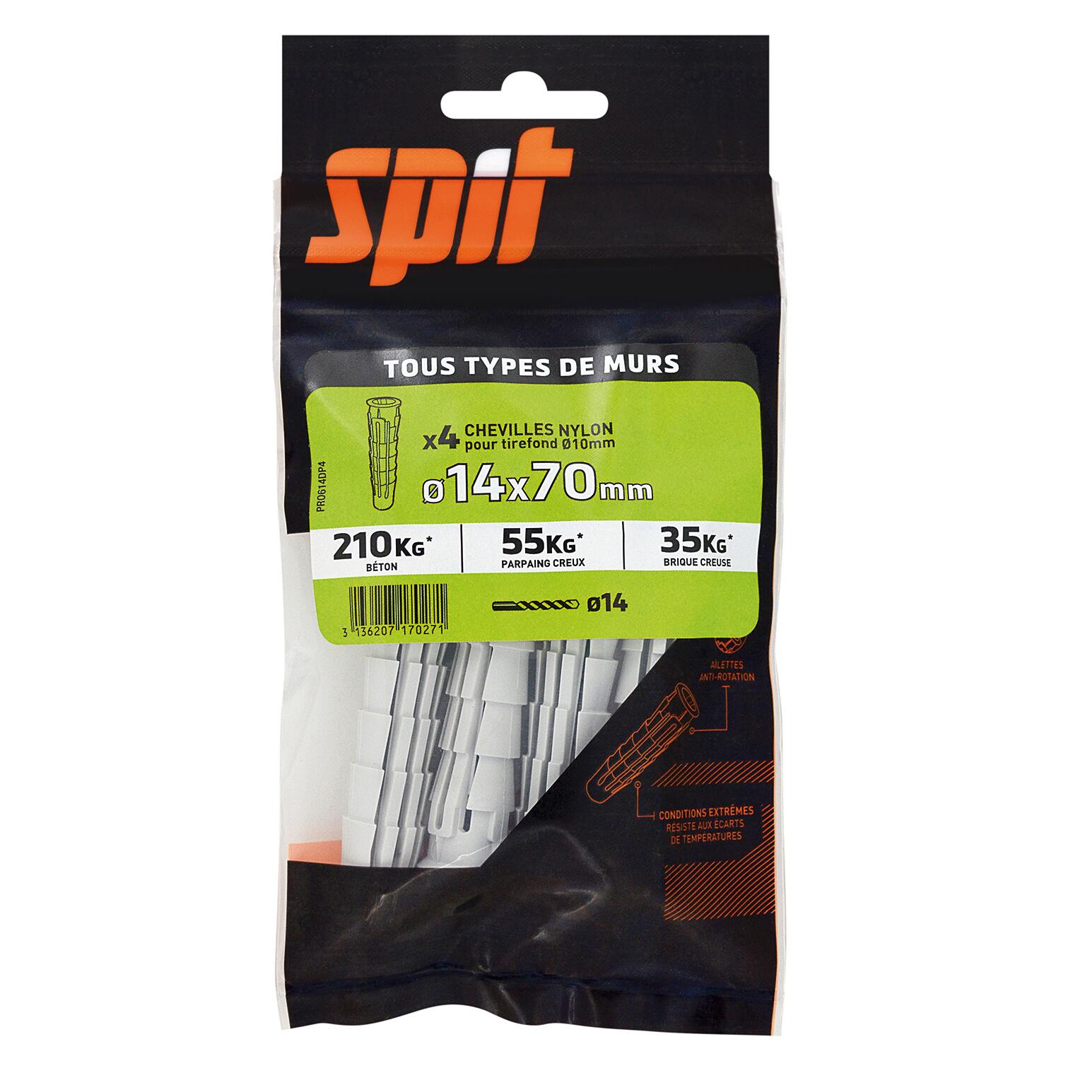 Cheville murale avec vis SPIT x L.70 mm - 3