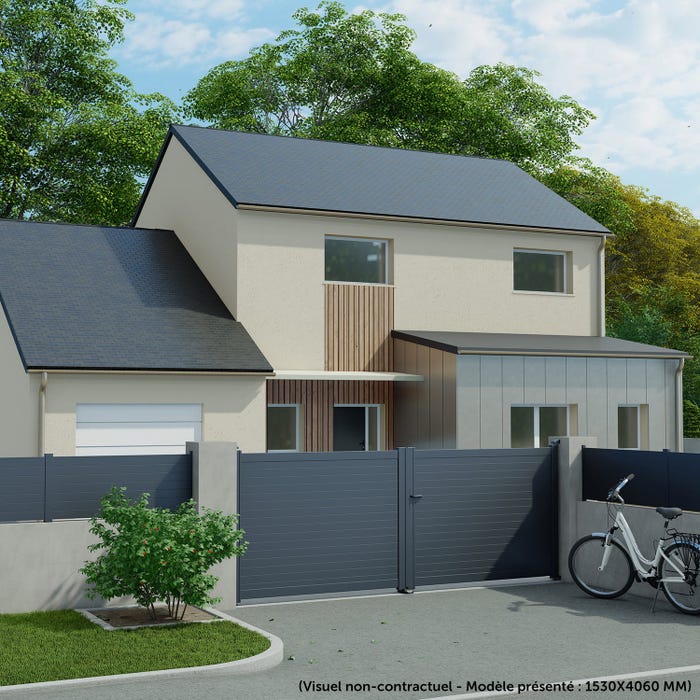 portail battant aluminium