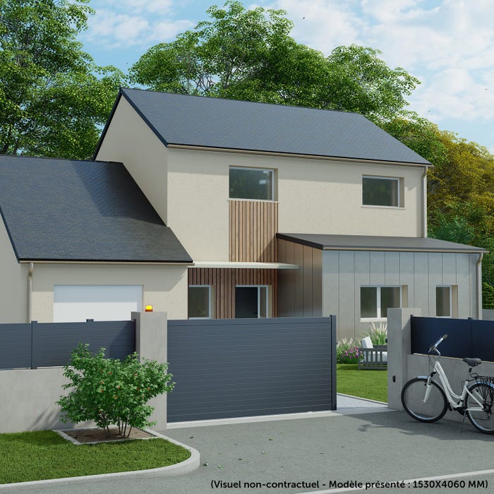 portail aluminium coulissant 