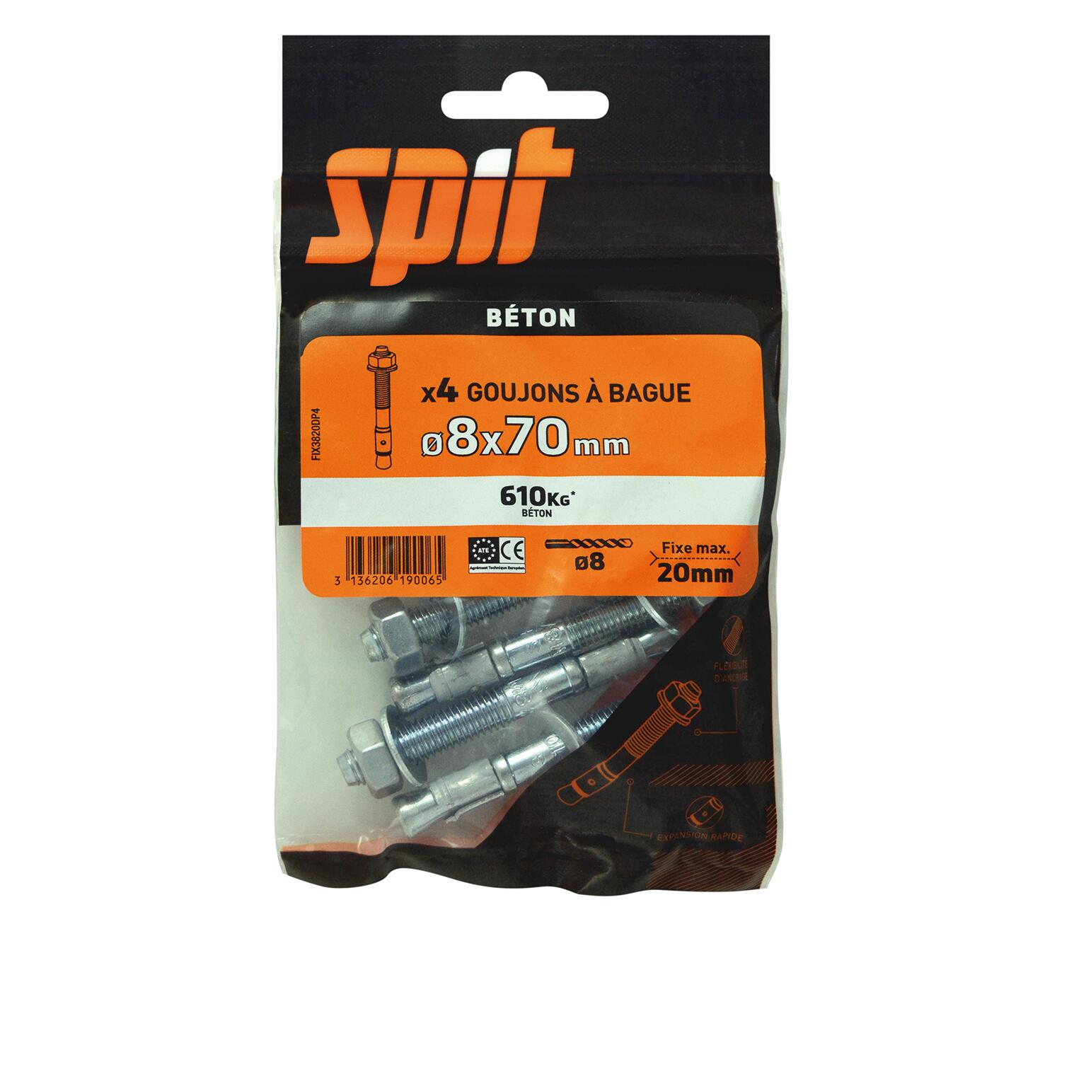 Cheville murale avec vis fix3 SPIT x L.70 mm - 3