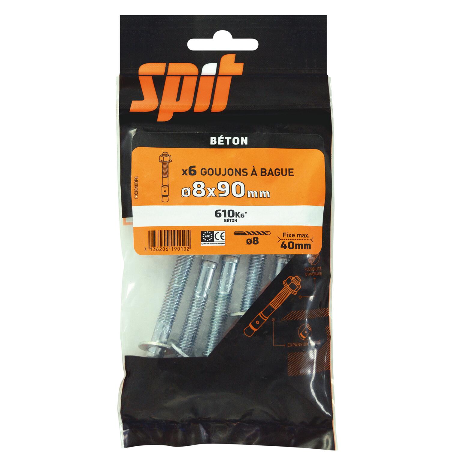 Cheville murale avec vis fix3 SPIT x L.90 mm - 3