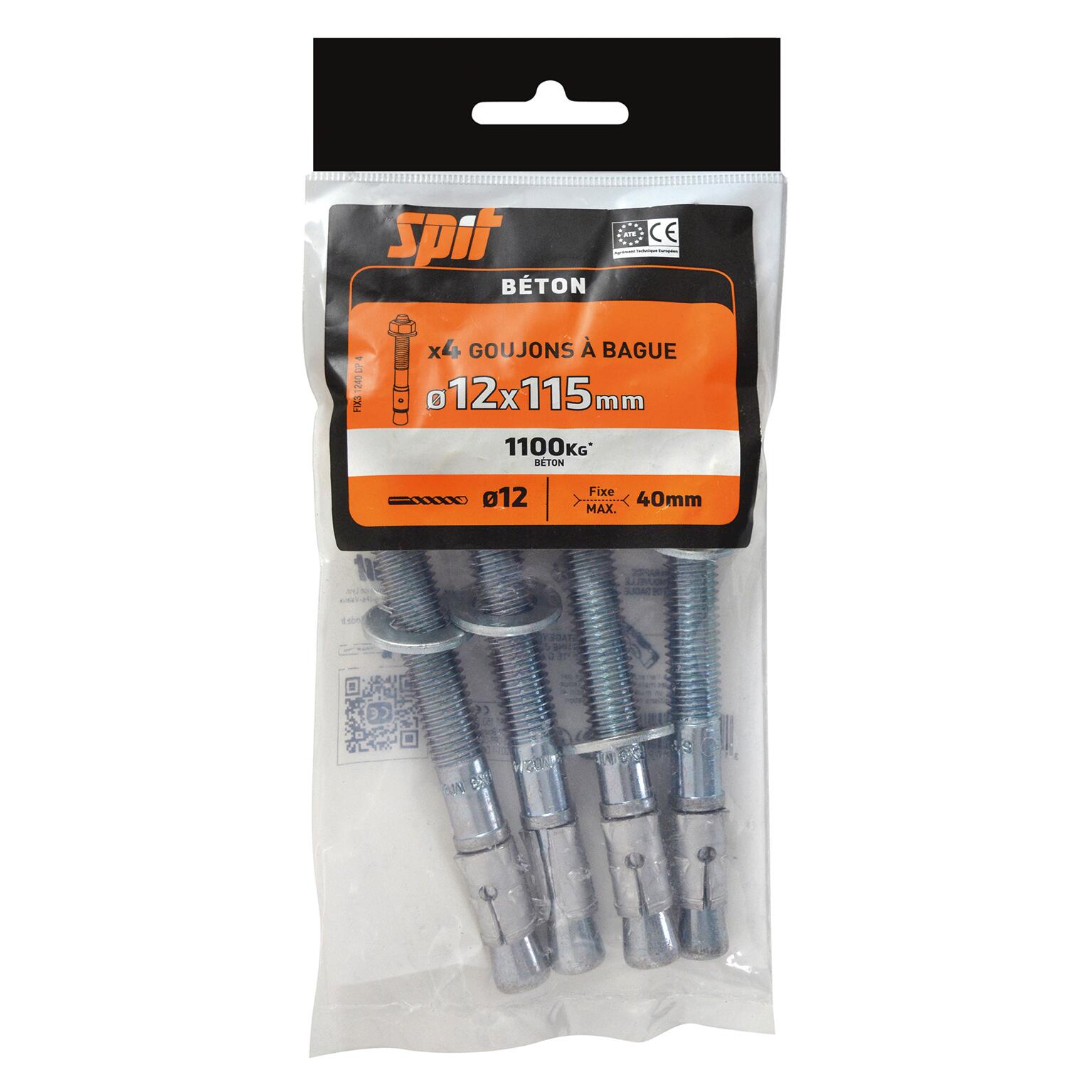 Cheville murale avec vis fix3 SPIT x L.115 mm - 3