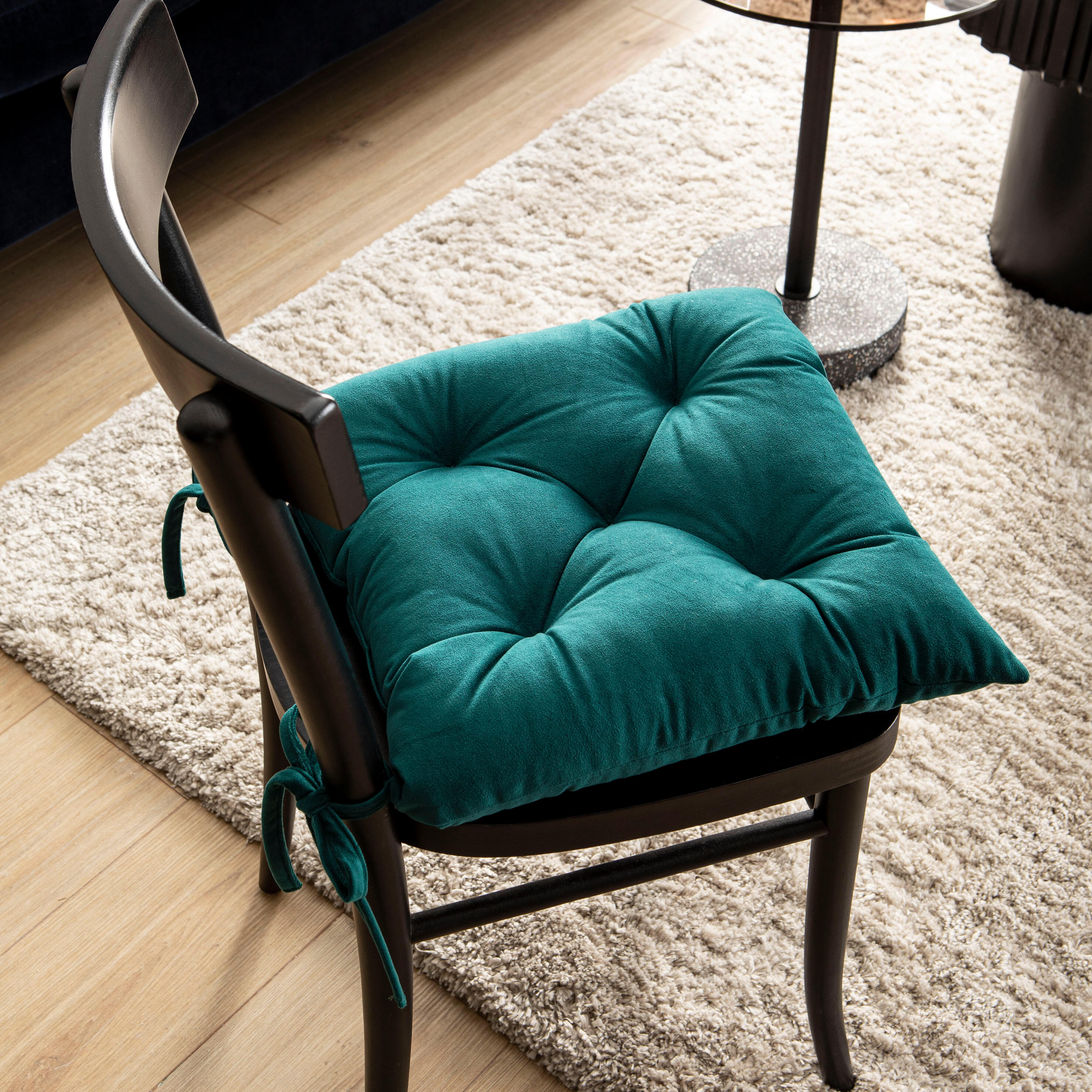 Poduszka na krzesło Loic zielona 40 x 40 x 6.5 cm Inspire - 13