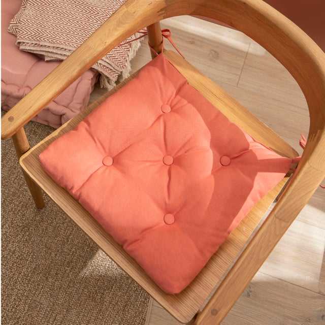 Cuscino per sedia in poliestere LUCK INSPIRE rosso 40 x 40 x Sp 7 cm