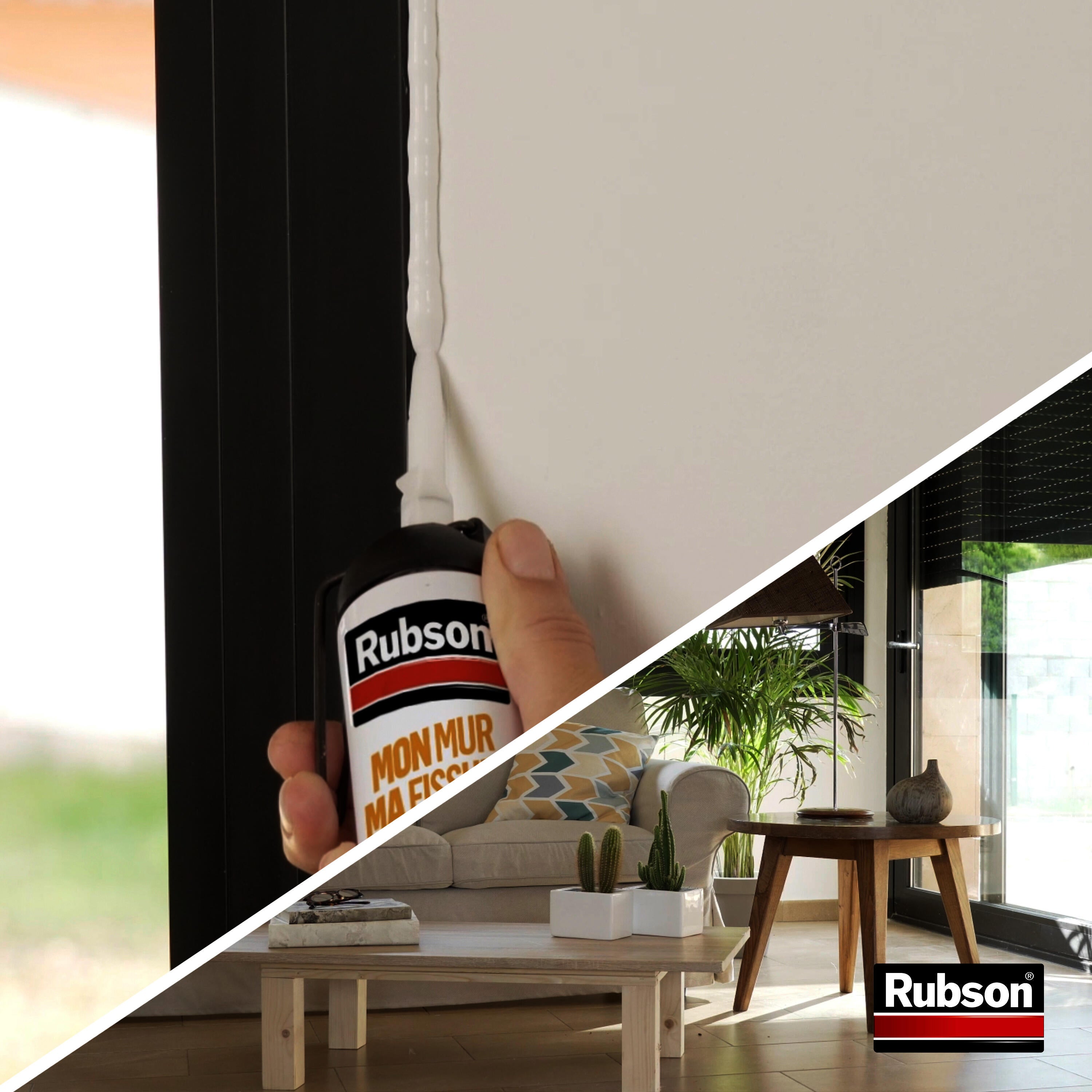 Mastic d'étanchéité Mon mur, ma fissure RUBSON blanc 200ml - 4