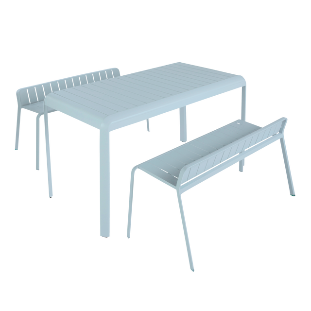Conjunto de mesa e cadeiras  Alumínio NATERIAL