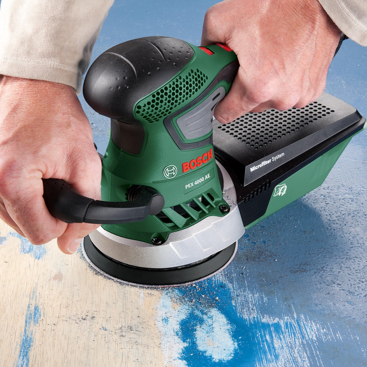 Ponceuse excentrique filaire BOSCH PEX 4000 AE, 370 W - 3