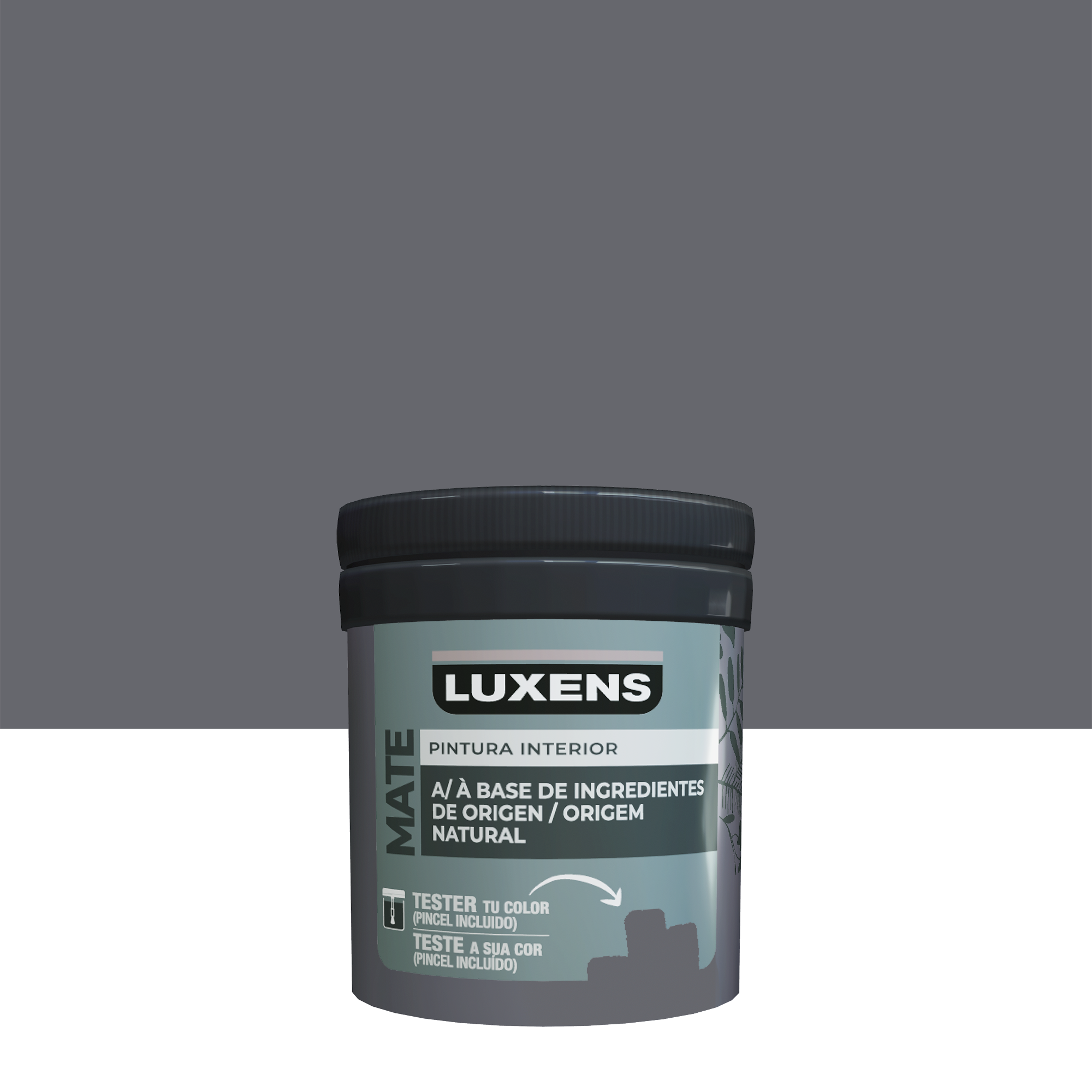 Tester de pintura luxens biobase mate 75ml granit 2