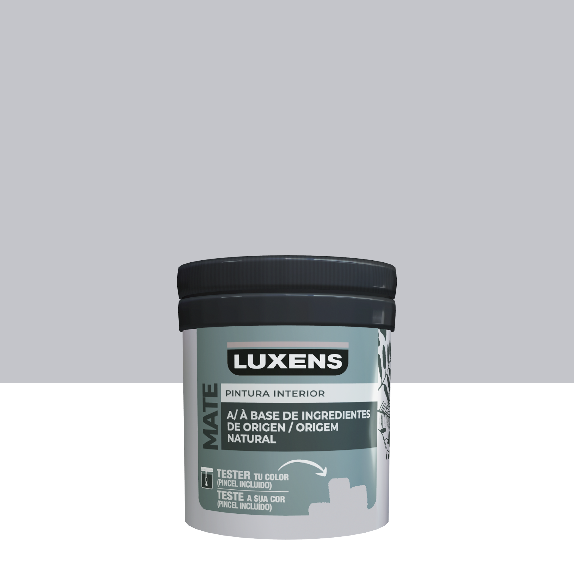 Tester de pintura luxens biobase mate 75ml granit 5