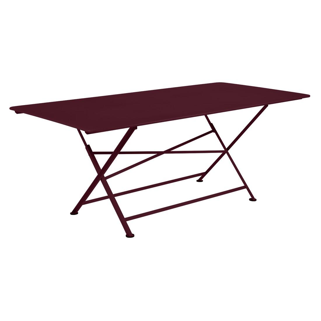 Table Rouge Table FERMOB 247b9 rectangulaire rouge personnes | Leroy Merlin