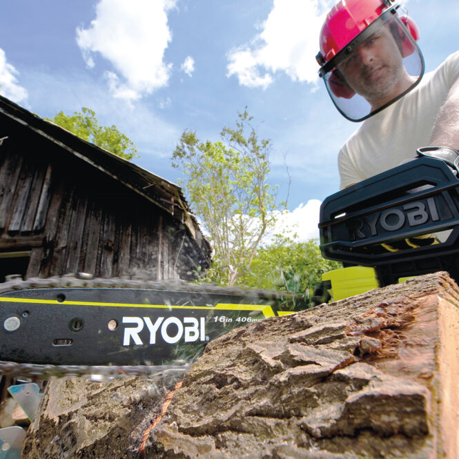 Elettrosega RYOBI RCS2340B2C + catena di ricambio Oregon, 2300 W barra da 40 cm - 3