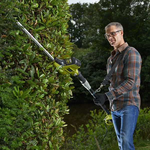 Taille-Haies Cutter 2.3 M Longue Portée Télescopique 18 V Lithium ION Extensible Pole Scie 450