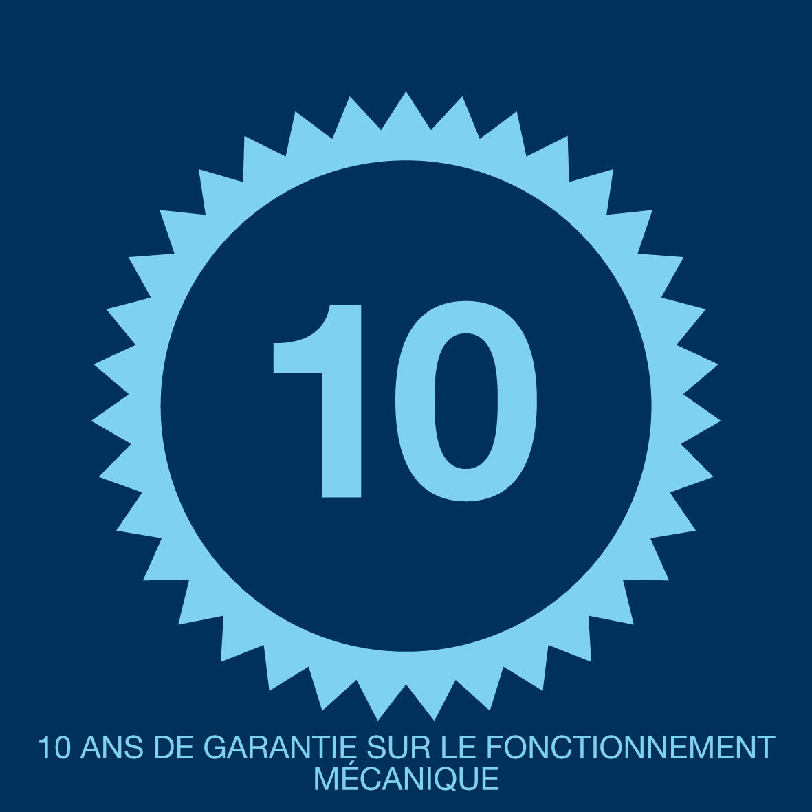 10 ans garantie - 2