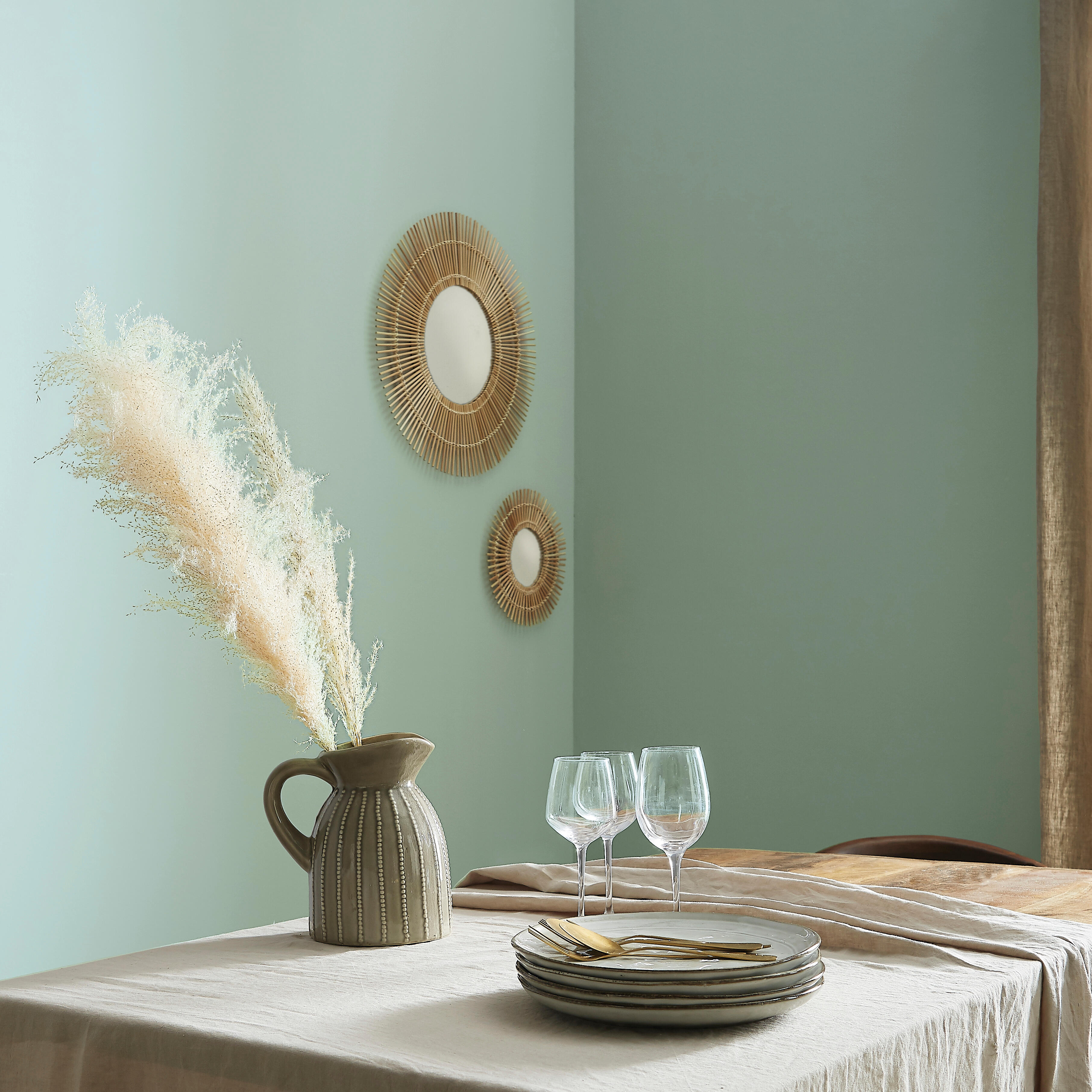 Pintura de interior Biobase LUXENS color cactus 6 mate 4L para paredes y techos - 5