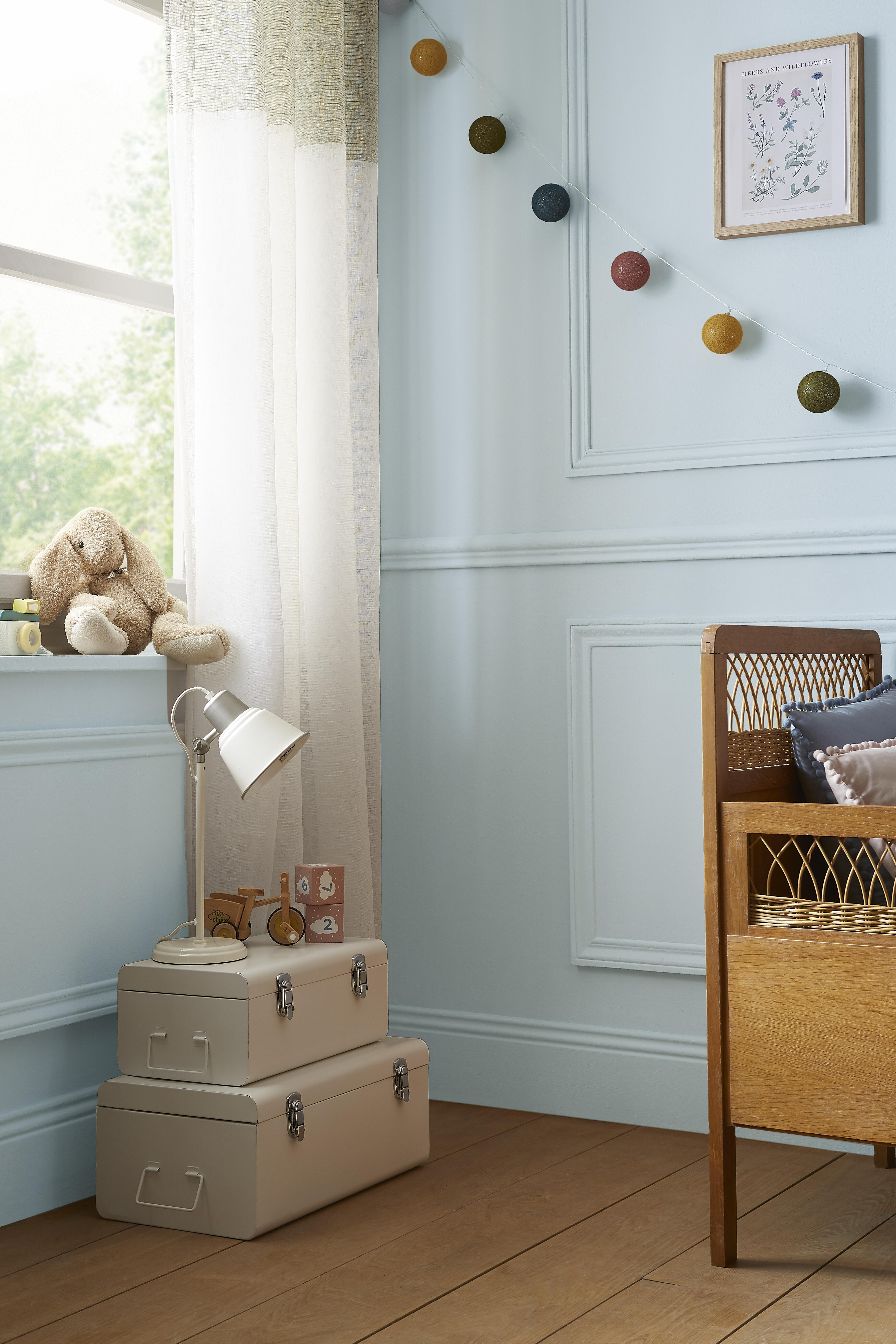 bleu ciel chambre bébé luxens - 1